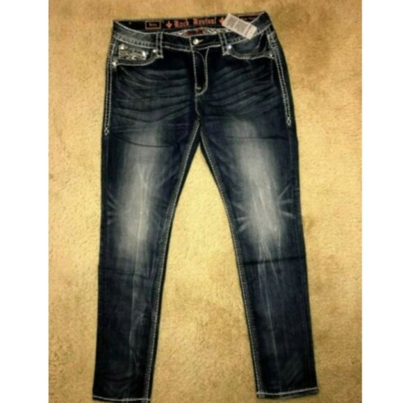 Rock Revival Denim - NEW! WOMEN'S ROCK REVIVAL SKINNY JEANS SIZE 31